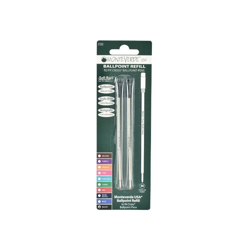 MONTEVERDE REFILL SFERA CROSS C132 NERO M 2 PZ. -J225301