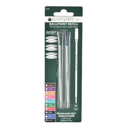 MONTEVERDE REFILL SFERA CROSS C132 NERO M 2 PZ. -J225301