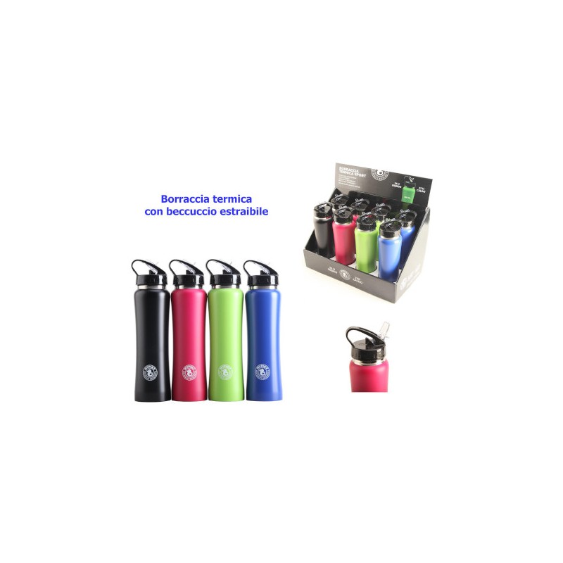 EXPO 8 BORRACCE TERMICHE SPORT 4 COL. 500ML. MPAS06