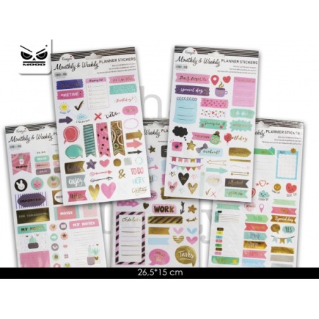 1 - MOOD STICKER PER AGENDE E PLANNER CONF 20 PZ. ST5627