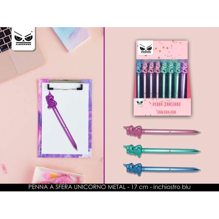 1 - MOOD PENNA A SFERA UNICORNO METAL ST6758
