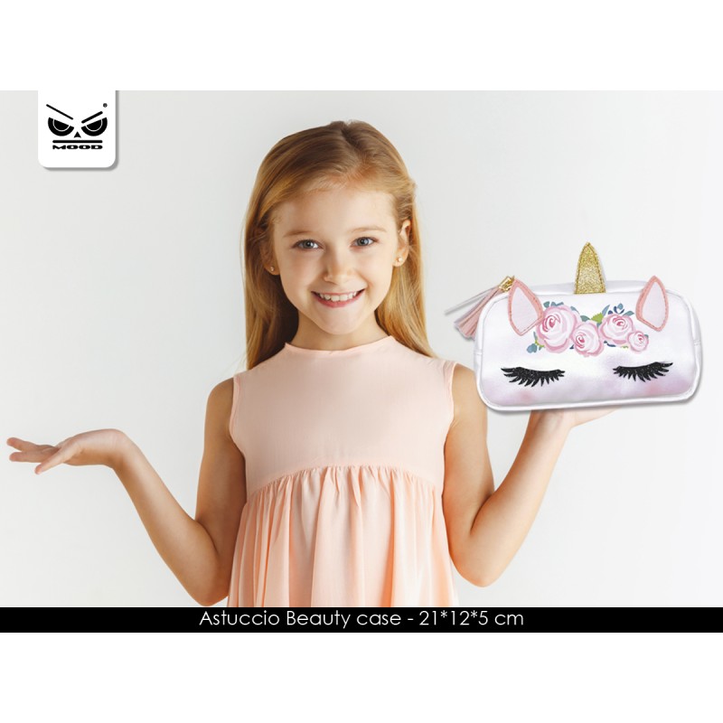 MOOD ASTUCCIO BEAUTY CASE UNICORNO ROSE conf. 2 pz. ST6108