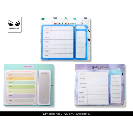 1 - MOOD WEEKLY PLANNER NOTEBOOK ST7043