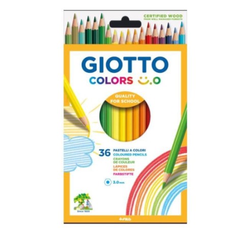 1 - PASTELLI GIOTTO COLORS SMILE -36pz 2785