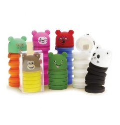 1 - BLUEKOVER ASTUCCIO TELESCOPICO IN SILICONE ANIMALETTI -KAWAII PP-41BL