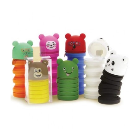 1 - BLUEKOVER ASTUCCIO TELESCOPICO IN SILICONE ANIMALETTI -KAWAII PP-41BL