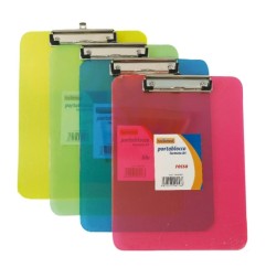 1 - PORTABLOCCO SINGOLO IN ABS TRASP. ROSSO 18/029