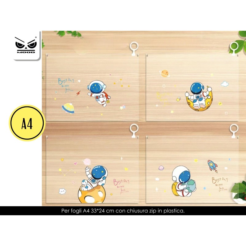MOOD BUSTA TRASP. ASTRONAUTA mis.L -12pz ST7103