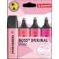 Stabilo Boss Original Shades of Pink 4 evidenziatori colori rosa D70/4-6-1