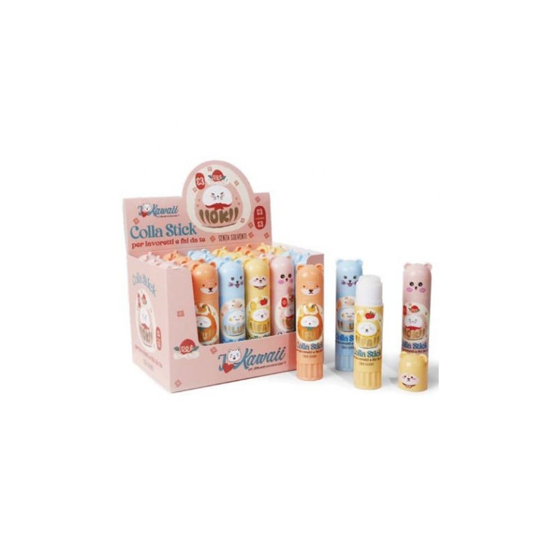 BLUEKOVER EXPO COLLA STICK ANIMALETTI 24pz. KAWAII BK-COLLA