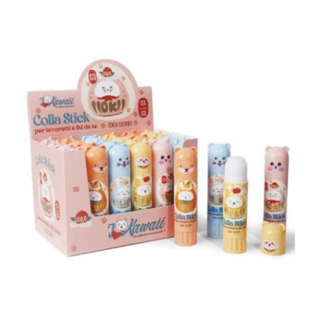 1 - BLUEKOVER EXPO COLLA STICK ANIMALETTI 24pz. KAWAII BK-COLLA