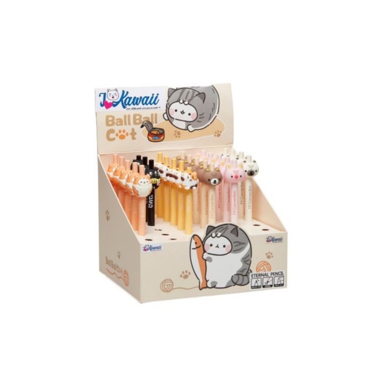 EXPO MATITE INFINITE A SCATTO C/ANIMALETTI -36pz. KAWAII KW3