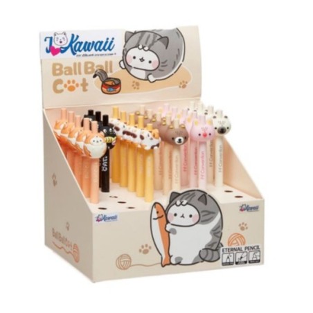 1 - EXPO MATITE INFINITE A SCATTO C/ANIMALETTI -36pz. KAWAII KW3