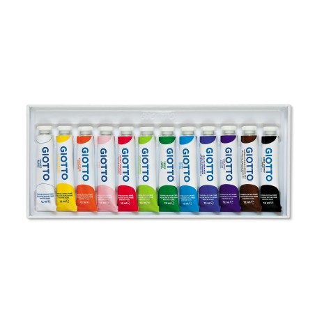 Giotto Poster Colours tempera extra fine 12 tubetti 12 ml F358000