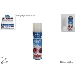Bomboletta Neve Spray 100 ml - Effetto Neve Artificiale per Decorazioni Natalizie