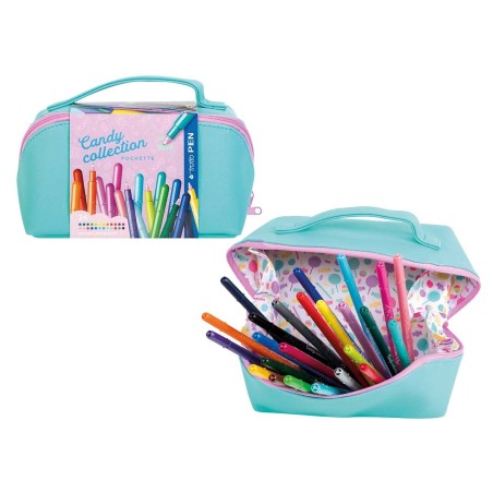 TRATTO PEN CANDY COLLECTION POCHETTE EXTRA LARGE con 24 penne colorate  813600