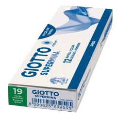 FILA 12 pezzi Pastelli Giotto Supermina matite colorate verde smeraldo 2390