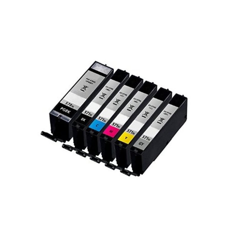 INKJET2 Inkjet Canon Cartuccia Universale Compatibile CL-571XL Giallo