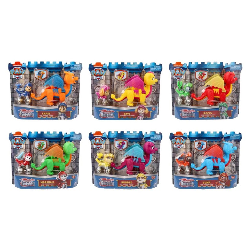 Spin Master Paw Patrol Rescue Knights con Drago 6063149