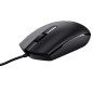 MOUSE TRUST OTTICO CON FILO - NERO TM101