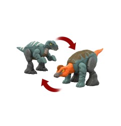 Jurassic World Double Danger Raptor & Iguanodon - Dinosauri Trasformabili HLP05