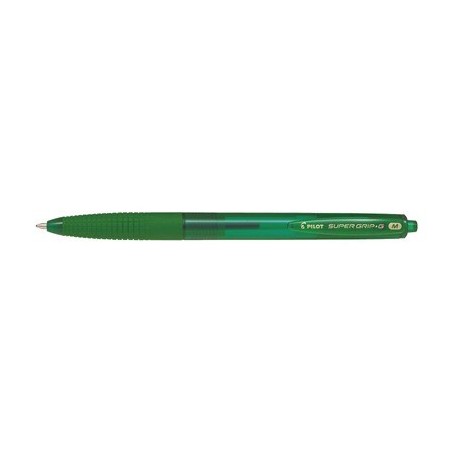 PILOT Penna Biro sfera a scatto SUPER GRIP G 1617 colore Verde 1,0mm, kit da 12pz 001617