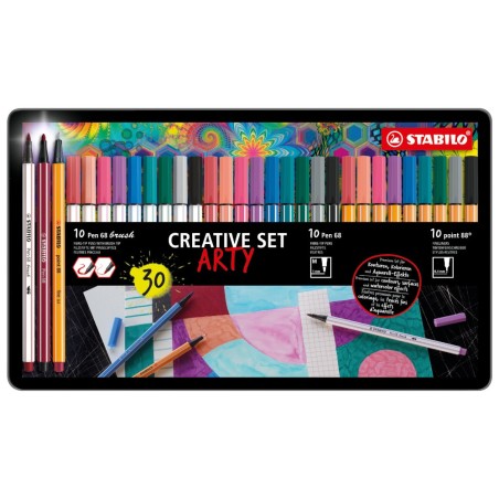 STABILO CREATIVE SET ARTY -30pz 87-3432