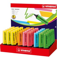 Stabilo Boss Original display 45 evidenziatori colori fluorescenti assortiti 70/45-1