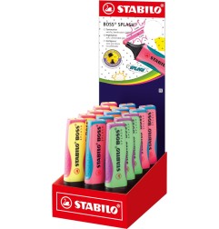 STABILO BOSS Splash espositore 15 evidenziatori colori fluorescenti assortiti 75/15-1