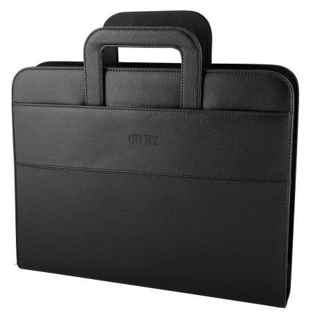 Cartella Portablocco Professional 36x28,5x6 cm Nero - City Time 4853-N