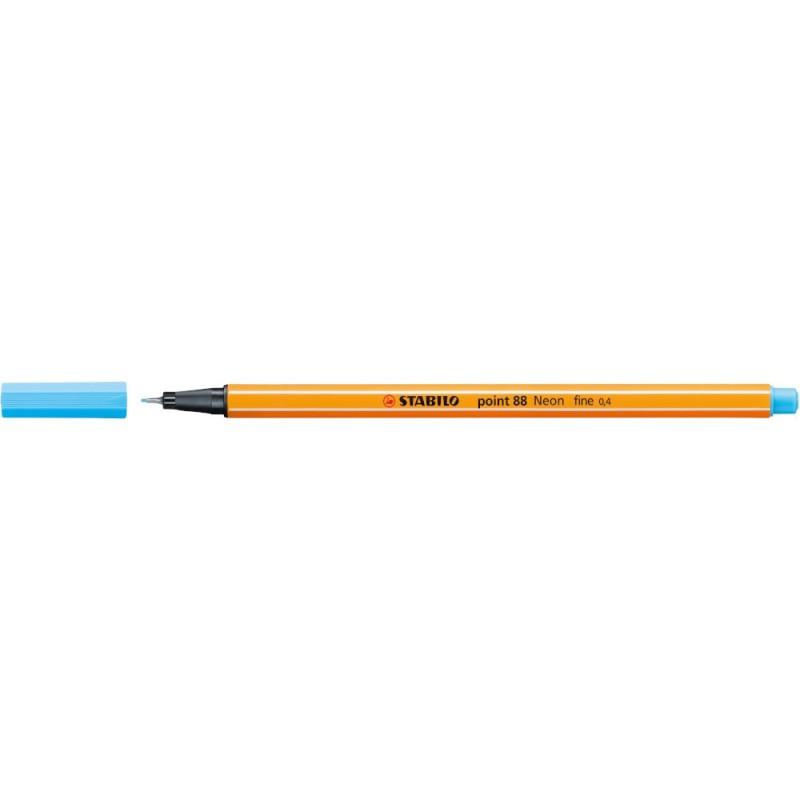 Penna Stabilo point 88/031 Fineliner azzurro neon