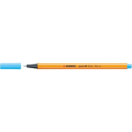 Penna Stabilo point 88/031 Fineliner azzurro neon