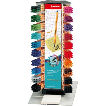 STABILO Point 88 Fineliner 88/240 Espositore 240 Pezzi Colori Assortiti