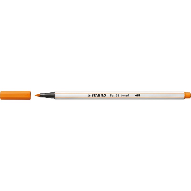 10 pezzi Stabilo pen 68 Brush pennarello arancio 568/54