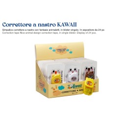 BLUEKOVER EXPO CORRETTORE A NASTRO ANIMALETTI 5mmX8mt 24pz. KAWAII CT-9128