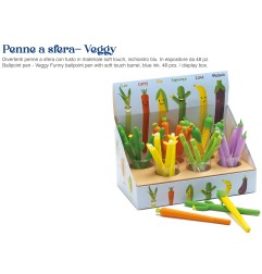 BLUEKOVER EXPO PENNE BLU FORMA VEGETALI -48pz. KAWAII VEG1