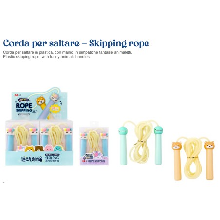 EXPO CORDE x SALTARE C/MANICI ANIMALETTI -12pz. KAWAII SR-05LZ