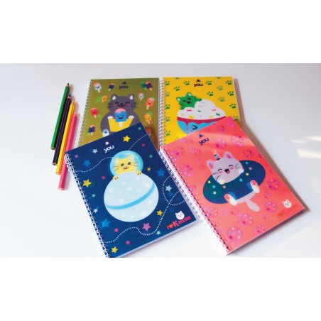 QUADERNO A6 70/5M SPIRALE PLP KAWAII -6PZ 5MWKWI-A6