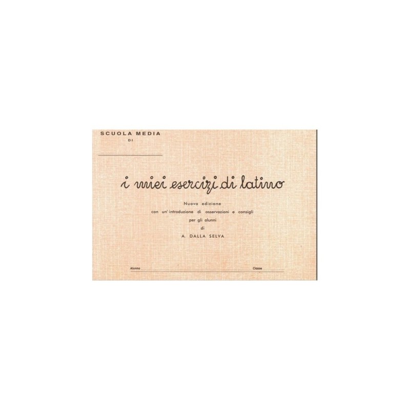 RUGGERI Quaderno per esercizi di Latino 24x17cm - 9175