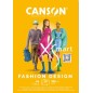 CANSON BLOCCO XSMART FASHION DESIGN A4 180gr. 30FG C32250P000
