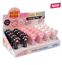 Colla Stick Friendly Paw 8 gr espositore 24 Pz in tre colori assortiti 22/136
