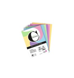 Carta Colorata Cromatica CWR 80g/m² A3 250 Fogli in 5 Colori Tenui Assortiti 12298/250