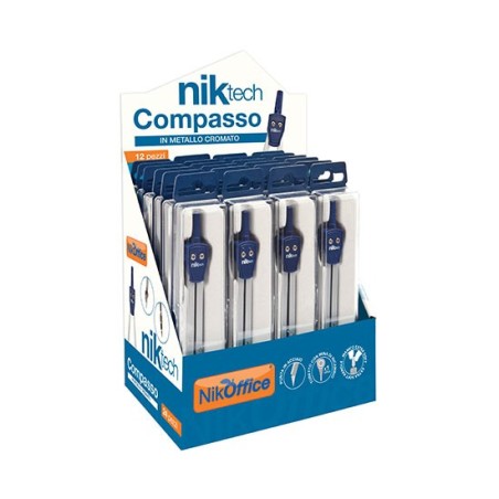 Compasso classico con astuccio porta mina 48/005