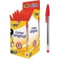 BIC Cristal Original Medium Penna a Sfera Rossa 1,0 mm Confezione da 50 8373619