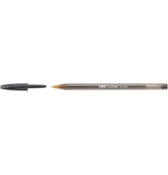 BIC BIC Cristal Large Penna a Sfera Nera 1,6 mm Confezione da 50 880648