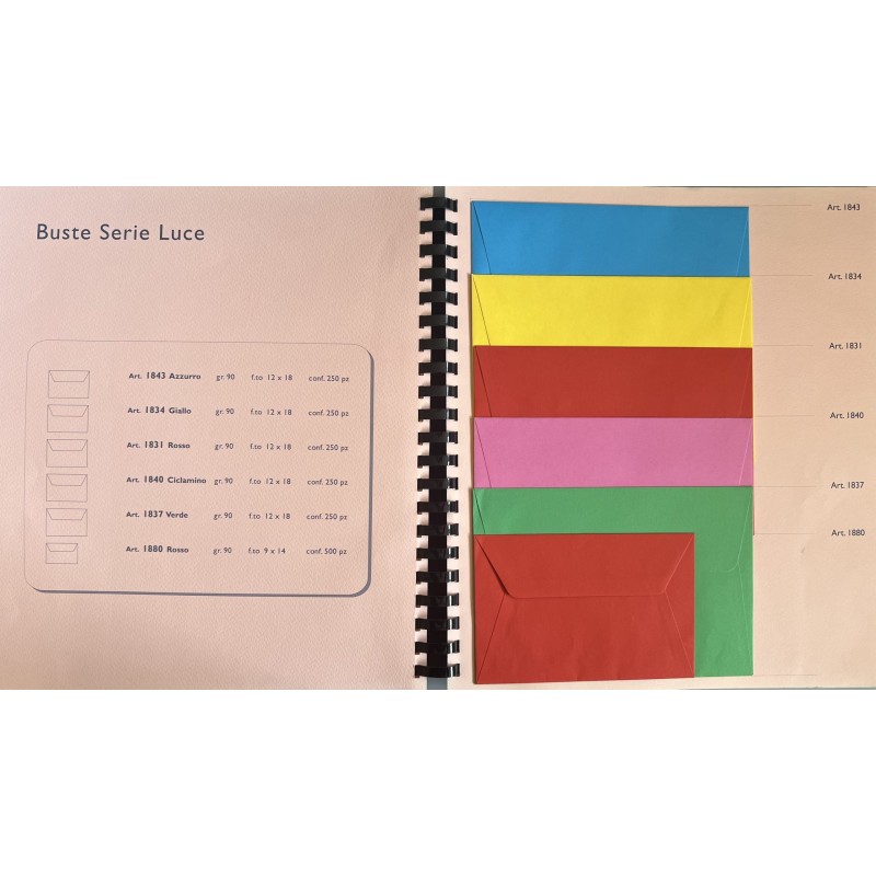 FTC Busta Acquerello Rosso 12x18 cm 120 g/m² 25 Pz 1831-25