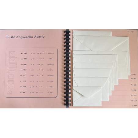FTC Busta Acquerello Avorio 12x18 cm 120 g/m² 25 Pz 1822-25