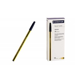 STAEDTLER Noris Stick 434 09 M Penna a Sfera Nera 1.0 mm Confezione da 20