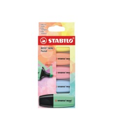 Stabilo Boss Mini Pastel 5 evidenziatori tascabili colori pastello 07/5-2-02