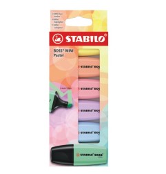 Stabilo Boss Mini Pastel 6 mini evidenziatori colori pastello 07/6-2-01